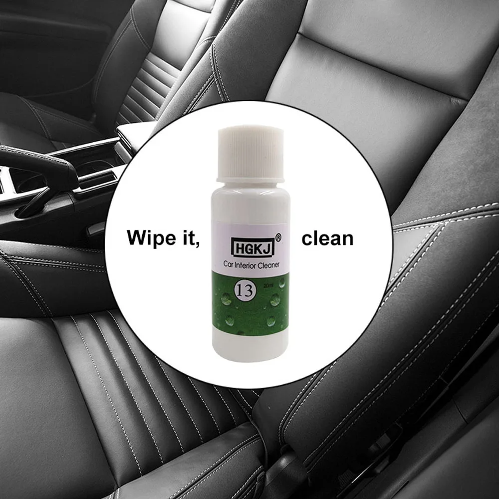 Очиститель для интерьеров автомобильных сидений, 1 шт., HGKJ, 20 мл, 1:8, разбавленный водой = 180 мл, для автомобильных стекол, для чистки лобового стекла, автомобильные аксессуары