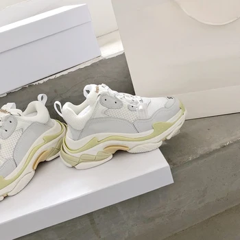 

2020 New Fashion Designer Shoes Low Platform Sneakers Triple S Mens Casual Women men designer casual Sports Trainers scarpe zap