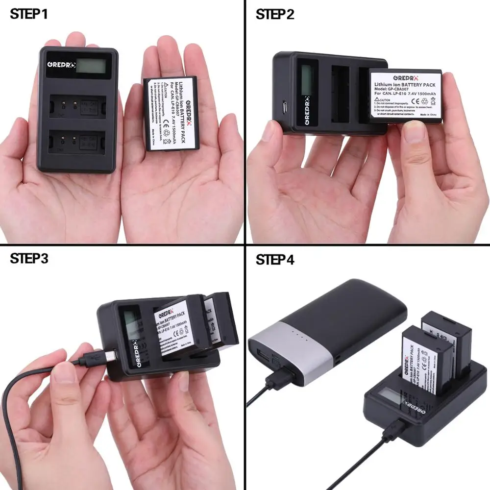LP-E10 LP E10 LPE10 цифровая камера батарея+ ЖК USB двойное зарядное устройство для Canon 1100D 1200D 1300D Rebel T3 T5 KISS X50 X70 батарея L50