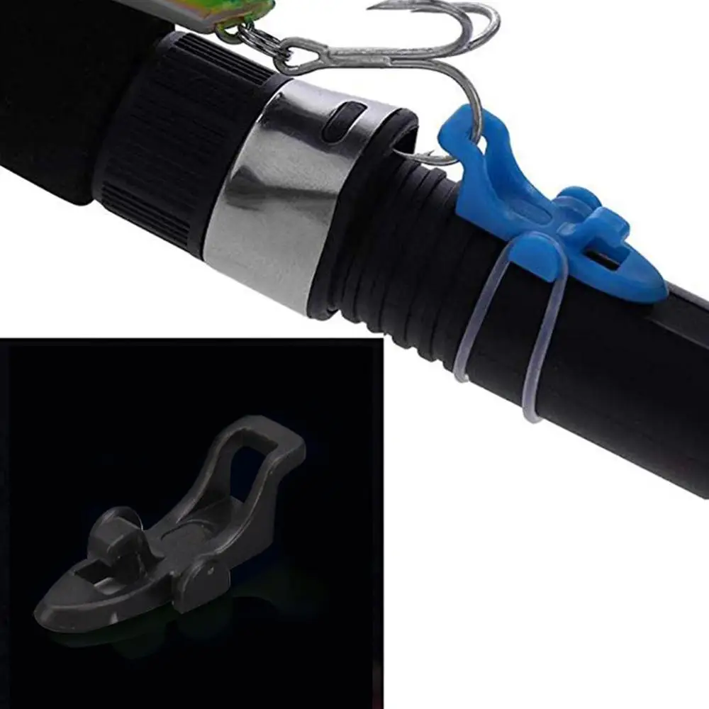 

1PCS hanging bait Portable Rubber Rings Bait Lure Fishing Hook Keeper Fixed Gear Holder Fishing Lure Fishing Rod Accessories