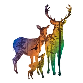 

Christmas Deers Set Metal Cutting Dies Christmas Scrapbooking Craft Dies cuts Stencils for DIY Album Paper Card Decorative