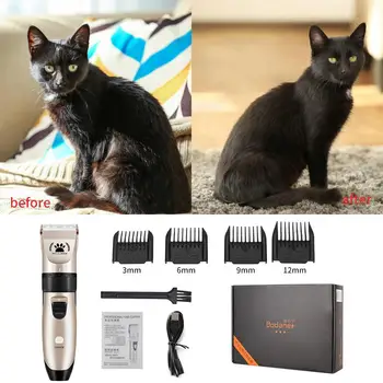 

USB Charging Stainless Steel Trim Pet Hair Trimmer Fast Dog Hair Clipper Cat Security Pet Shaver Pets