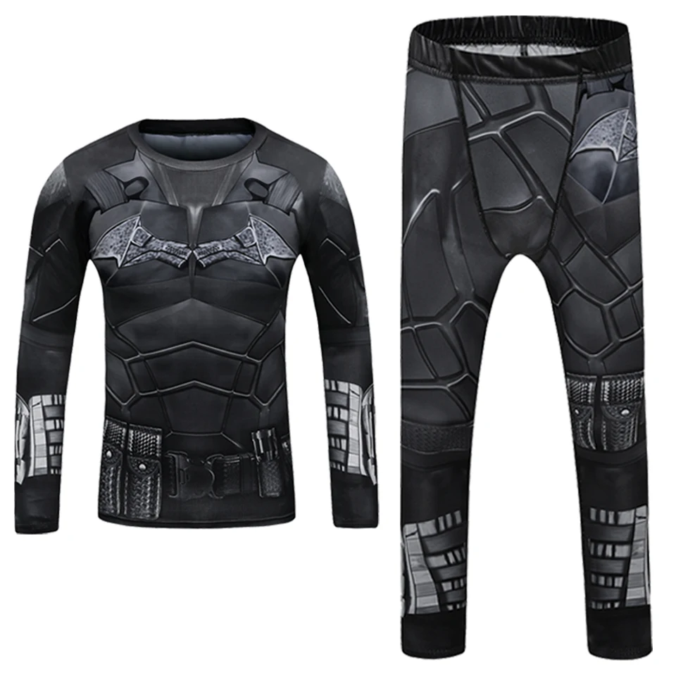 Kid Rashguard Jiu Jitsu T-shirt + Pant MMA Muay Thai Shorts 4pcs/set Boxe Bjj kickboxing Mma Clothing Children Fitness Sportwear sports apparel