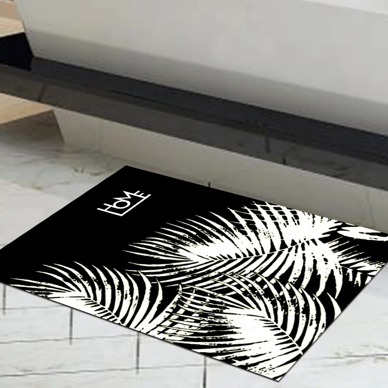 Резиновый коврик для двери, входной коврик для туалета, ванной, кухни, дверной коврик