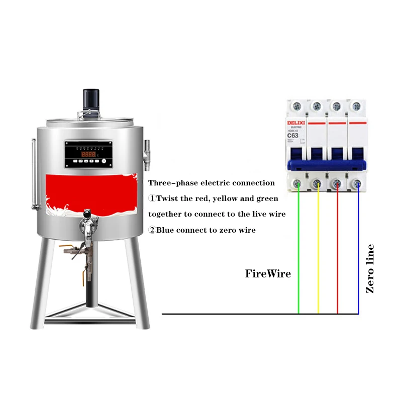 Fully Automatic Pasteurization Machine Yogurt Pasteurization Equipmen High Temperature Steam Pot Milk Fruit Juice  Machine 50L 3