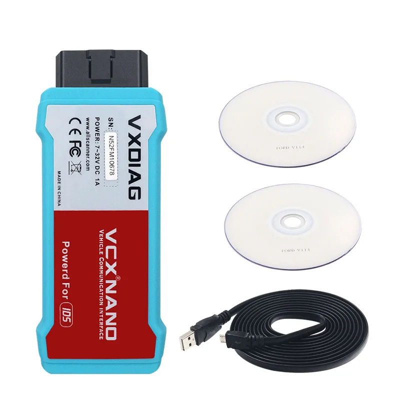 VXDIAG VCX NANO for Frd IDS OBD2 USB or WIFI for Mzda IDS
