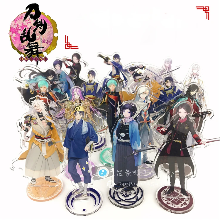 

Anime Game Touken Ranbu Online kogitsunemaru Mikazuki Kashuu Acrylic Stand Figure Decoration Cosplay Desk Decor Gift 15cm