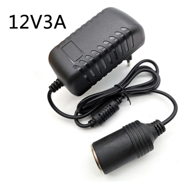 AC Adapter Car Cigarette DC 110V 220V to 12V 1A 2A 3A Power Adapter Lighter  Converter