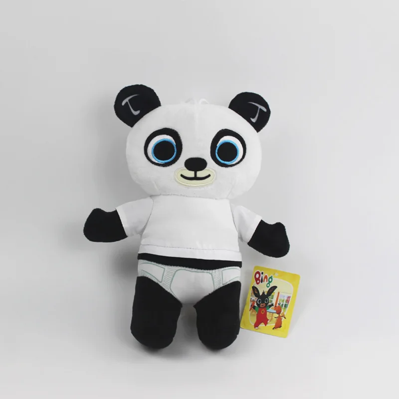 Bing Bunny Plush Toy Pendant Clip Keychain Bing Bunny Doll Toy Hoppity Voosh Stuffed Animal Pando Rabbit Toy for Christmas Gifts