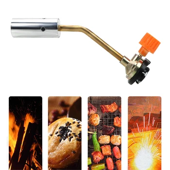 

NICEYARD Portable Butane Gas Blow Torch Welding Torch Equipment Flame Gun Flamethrower Burner Hand Ignition Camping BBQ Tool