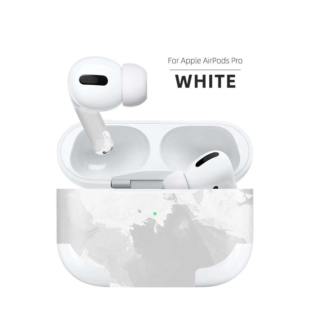 A White Airpods 3 Сказочный Чехол-наклейка для airpods 3 2 1 защитный чехол Защита от пыли для AirPods профессиональная защитная пленка для Air pods pro Чехол - Цвет: A White Airpods 3