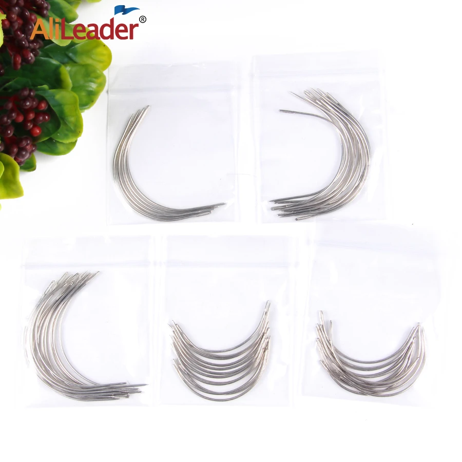 Alileader Wholesale Curved Needle For Hair Weaving Cap Wigs Needles For