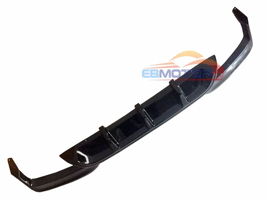 ebmotor-com Rear Lip Diffuser For BMW F06 F12 F13 M Sport M Tech Bumper 2012UP B203F 4_0798