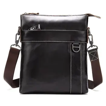 

Men Vintage Cowhide Leather Shoulder Messenger Bag Crossbody Business Satchel Bags