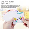 Montessori Magnetic Tangram Jigsaw Toys Children Soma Cube Rainbow Transparent Blocks Color Shape Matching Games Educational Toy 5