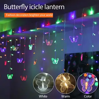 

16X8X8cm Butterfly LED String Lights USB Powered Christmas Lights Wedding Banquet Decoration Fairy Lights