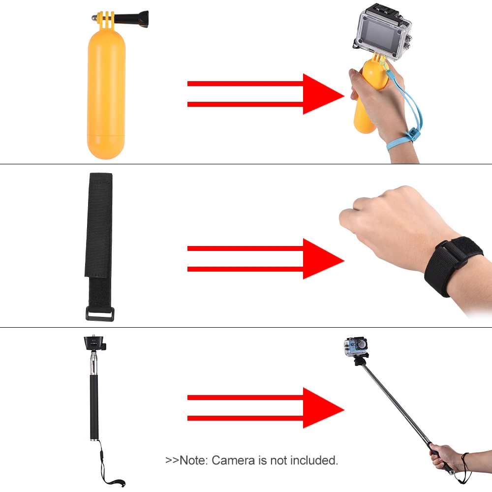 Набор аксессуаров Andoer 46 в 1 для Gopro выдвижная селфи Палка камеры go pro hero 6 5 4 3 Eken h8r