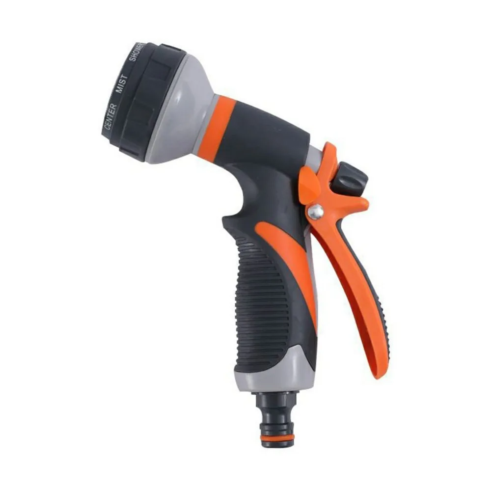 Home Multi-Function Garden Water Gun Car Wash Water Gun 8 Function Plastic Glue Adjustable Water Flower