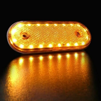 

24V Side Marker Lights Pickup Exterior 12pcs Set Truck Trailer Taillight