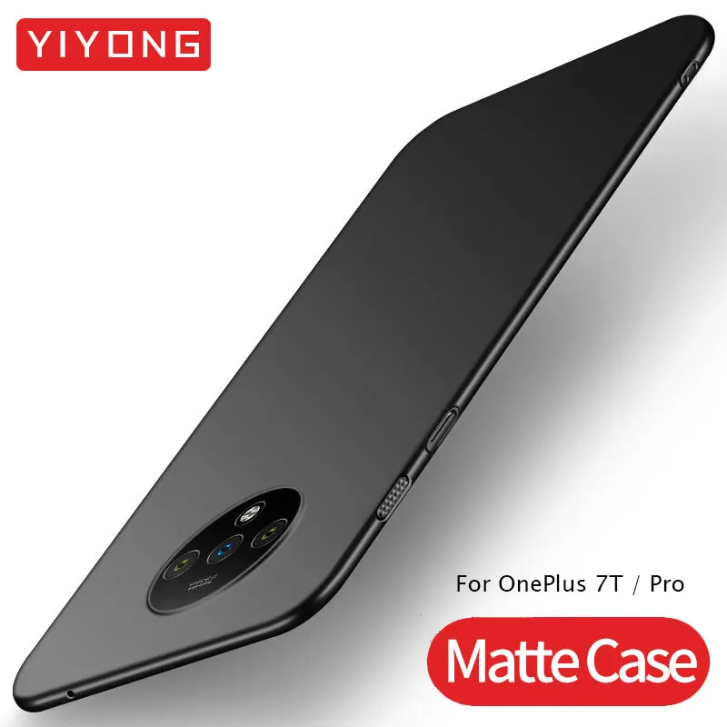 Чехол для OnePlus 7T чехол YIYONG оригинальный защитный Pro Матовый Жесткий ПК One Plus 7T/7T |
