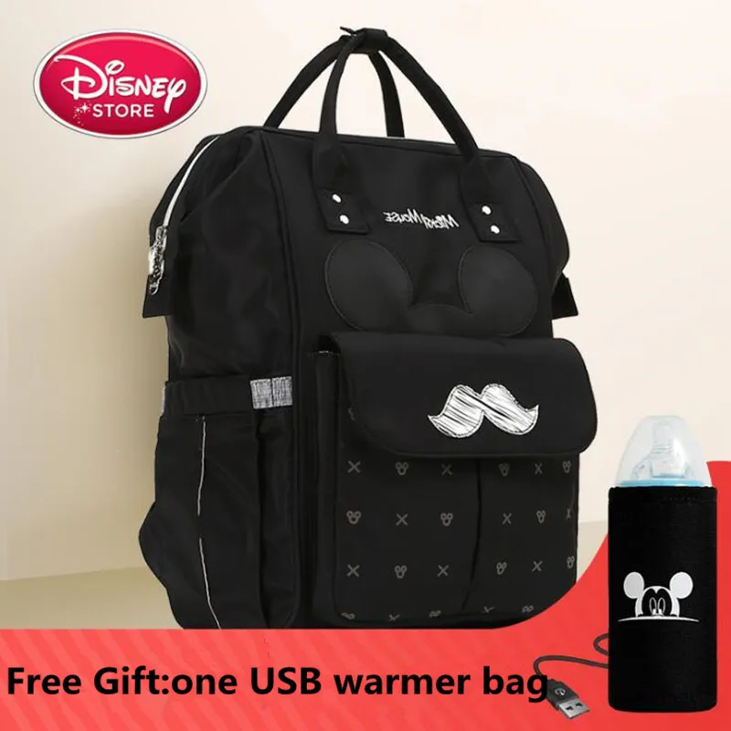 Disney Fashion Mummy Maternity подгузник сумка брендовая Большая вместительная Детская сумка рюкзак для путешествий дизайнерская сумка для ухода за ребенком