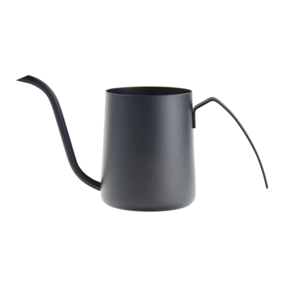 Ecocoffee 350ml 304 Stainless Steel Pour Over Kettle Long Gooseneck Spout Coffee Pot Cafetera Hand Dripper - Цвет: Black