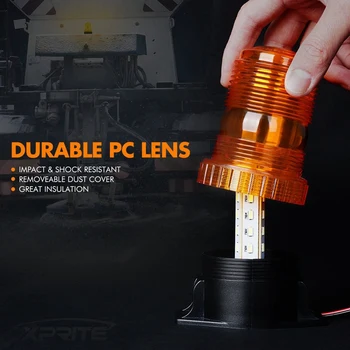 

Dhbh forklift 30 led beacon flashing electric shock light danger emergency intermittent amber warning