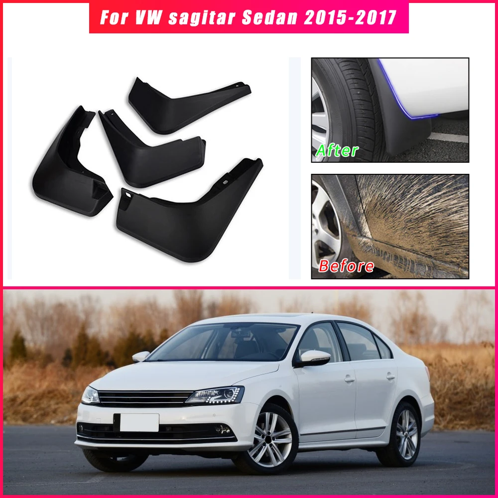 For Volkswagen Jetta Sedan 2015 2016 2017 Car Wheel Splash Guards Mud
