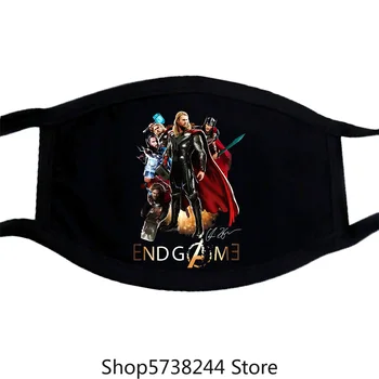 

Avengers Endgame Thor Signature Mask Black Men Cotton S-3Xl Mask Washable Reusable Mask with