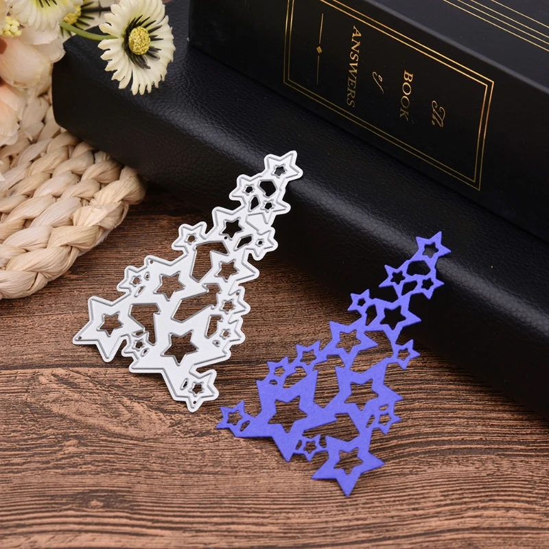 

Christmas Tree Cutting Dies Stencil DIY Scrapbooking Embossing Paper Card Decor 85WC