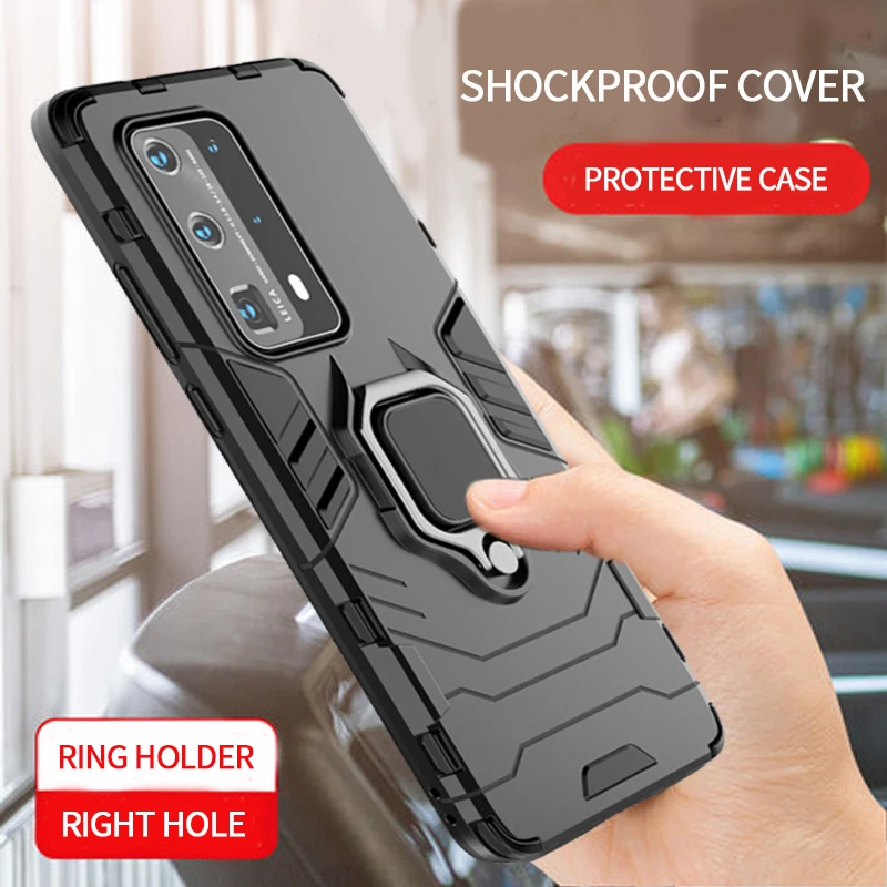 Ring Holder Phone Case For Xiaomi Redmi Note 9S 9 Pro Max 7 10X Mi 2 3 Mix 2S Poco F1 Play Back Armor Cover Bag |