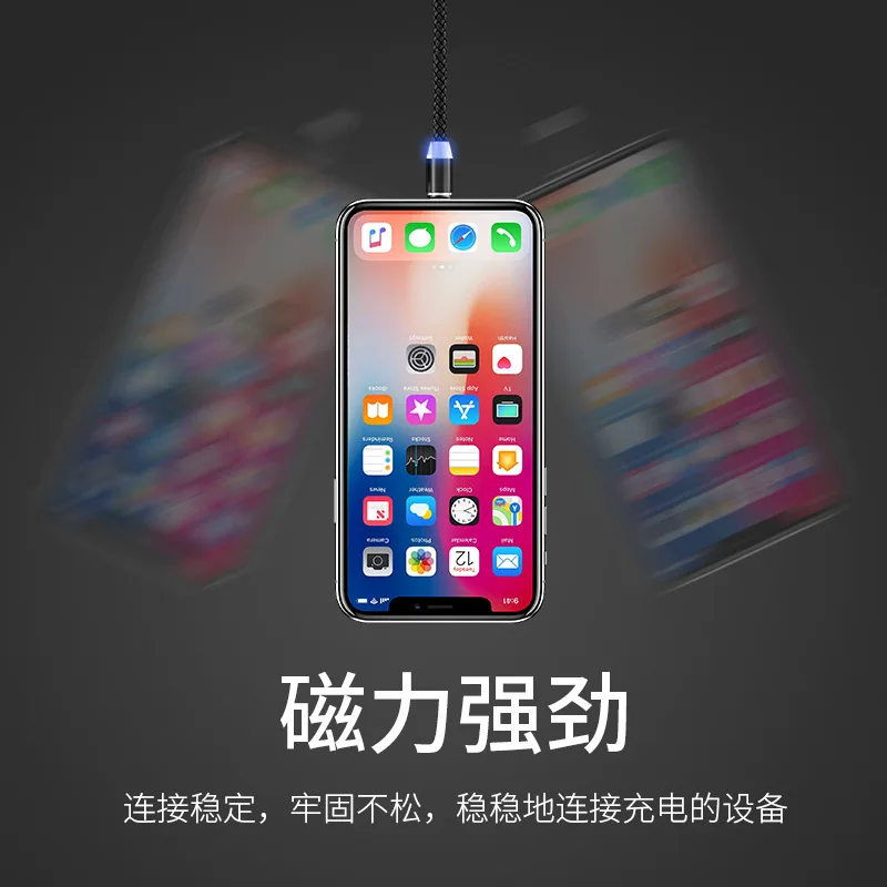 Bozhu Магнитный Micro USB кабель для iPhone samsung type-c зарядная зарядка магнит зарядное устройство адаптер type C кабели для мобильных телефонов