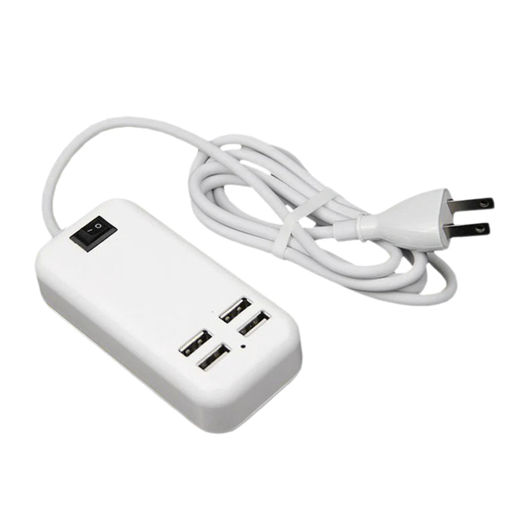 4/6 портов несколько настенных USB зарядное устройство для путешествий планшет зарядка смарт-адаптер FKU66 - Цвет: 4USB UK