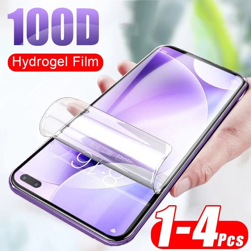 4 1 шт полный защитный чехол 100D гидрогель мягкая пленка для Xiaomi Redmi K20 K30 Pro 8A Note 8T 8 7