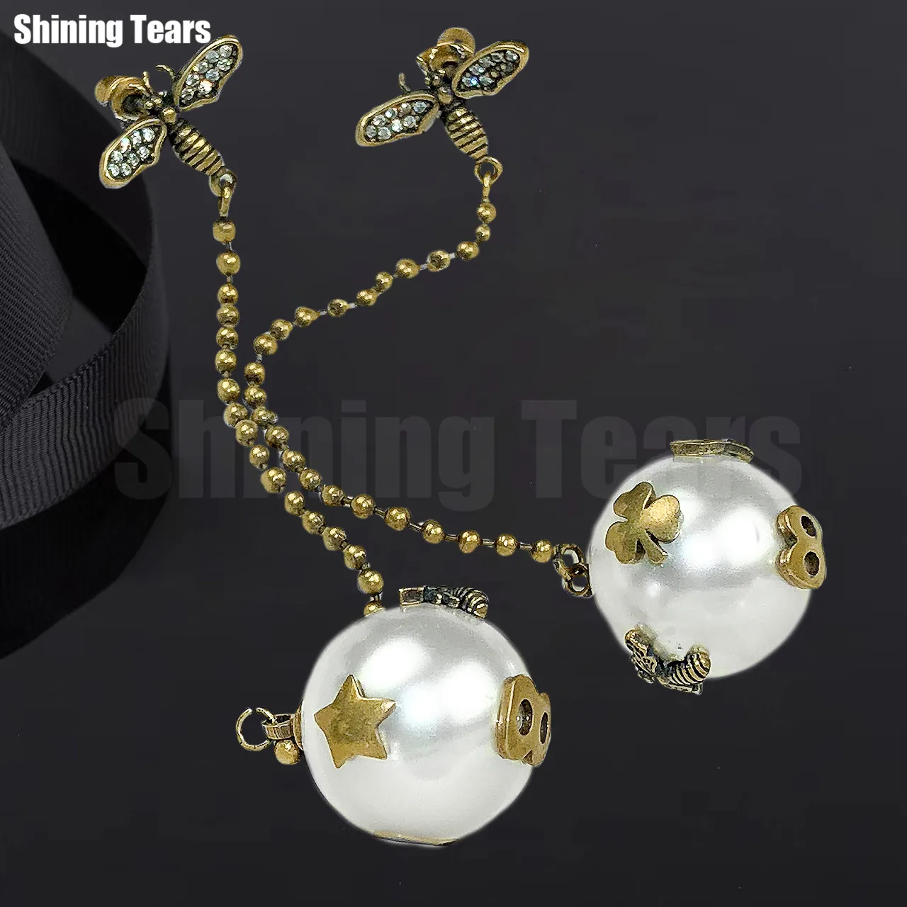 

Little Bee Long Tassel Pearl Pendant Earrings Earrings Jewelry For Women Jewelry Dangle Earring Tassel Earrings