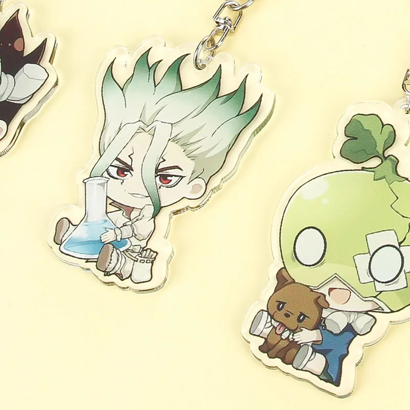 Dr. STONE Ishigami Senku акриловая фигурка брелок милый кулон аниме