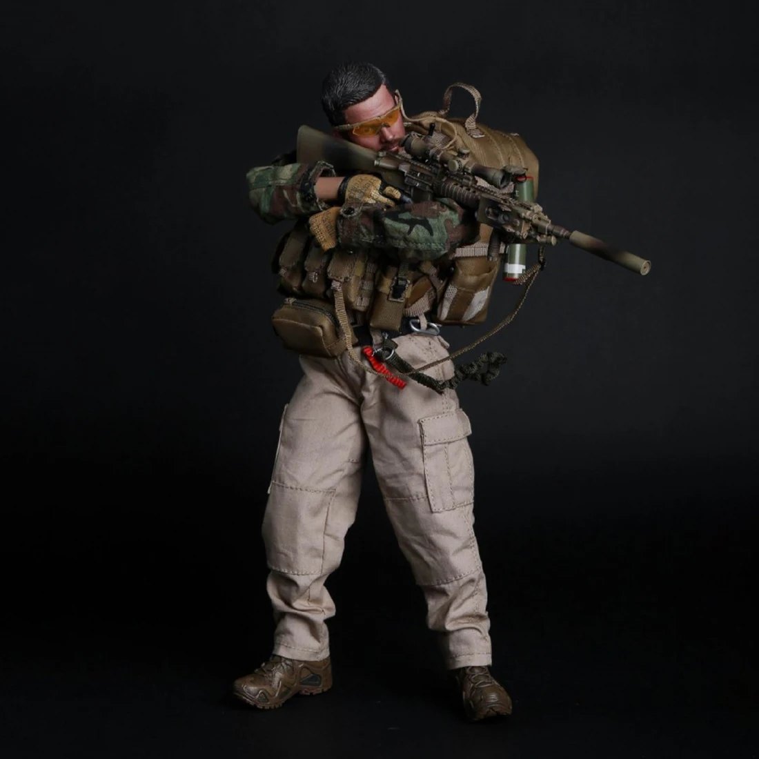 1/6 30 см фигурка Реалистичная голова скульптура DIY операция красное крыло одинокий выживший Солдат модель