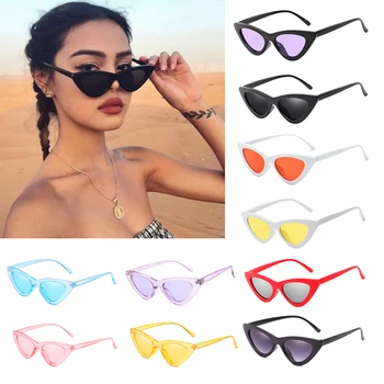 Retro Sunglasses Women Sexy Small Cat Eye Sun Glasses UV400 Protection Eyewear Summer Beach Travel Fashion