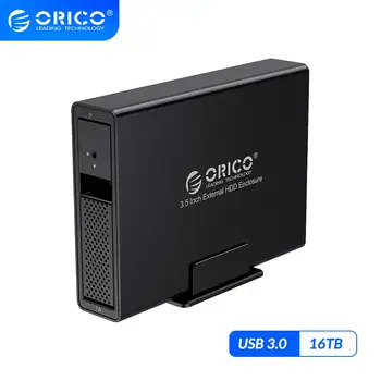 

ORICO 95 Series 3.5 inch 1 Bay HDD Enclosure Aluminum USB3.0 to SATA 16TB HDD Docking Station with 24W External Power Supply