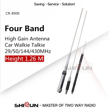 

Quad-band Antenna 29/50/144/430Mhz Car Mobile Radio TH-9800 TH-9800 Plus KT-7900D KT-8900D Car Walkie Talkie Compatible HH-9000