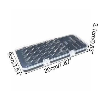 

New 33pcs/set Damaged Screw Extractor Remove Broken Bolt Stud Removal Tool Drill Bit