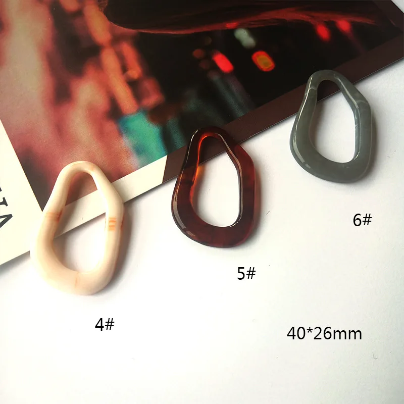 DIY Acrylic Earring Accessories Material Resin Pendant Earrings Acrylic DIY Earring Decoration Material WD21 (4)