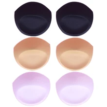 2 шт., 1 пара, толстые губчатые подушечки для бюстгальтера, увеличивающие грудь, съемные вкладыши для бюстгальтера, чашечки для купальника, аксессуары для бикини