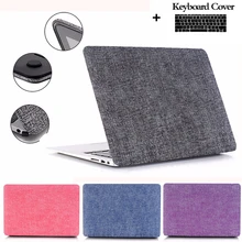 Джинсовый чехол для ноутбука MacBook Air 13 Pro retina 11 12 13,3 15 15,4 чехол с сенсорной панелью для Macbook New Pro 13 A2159 чехол