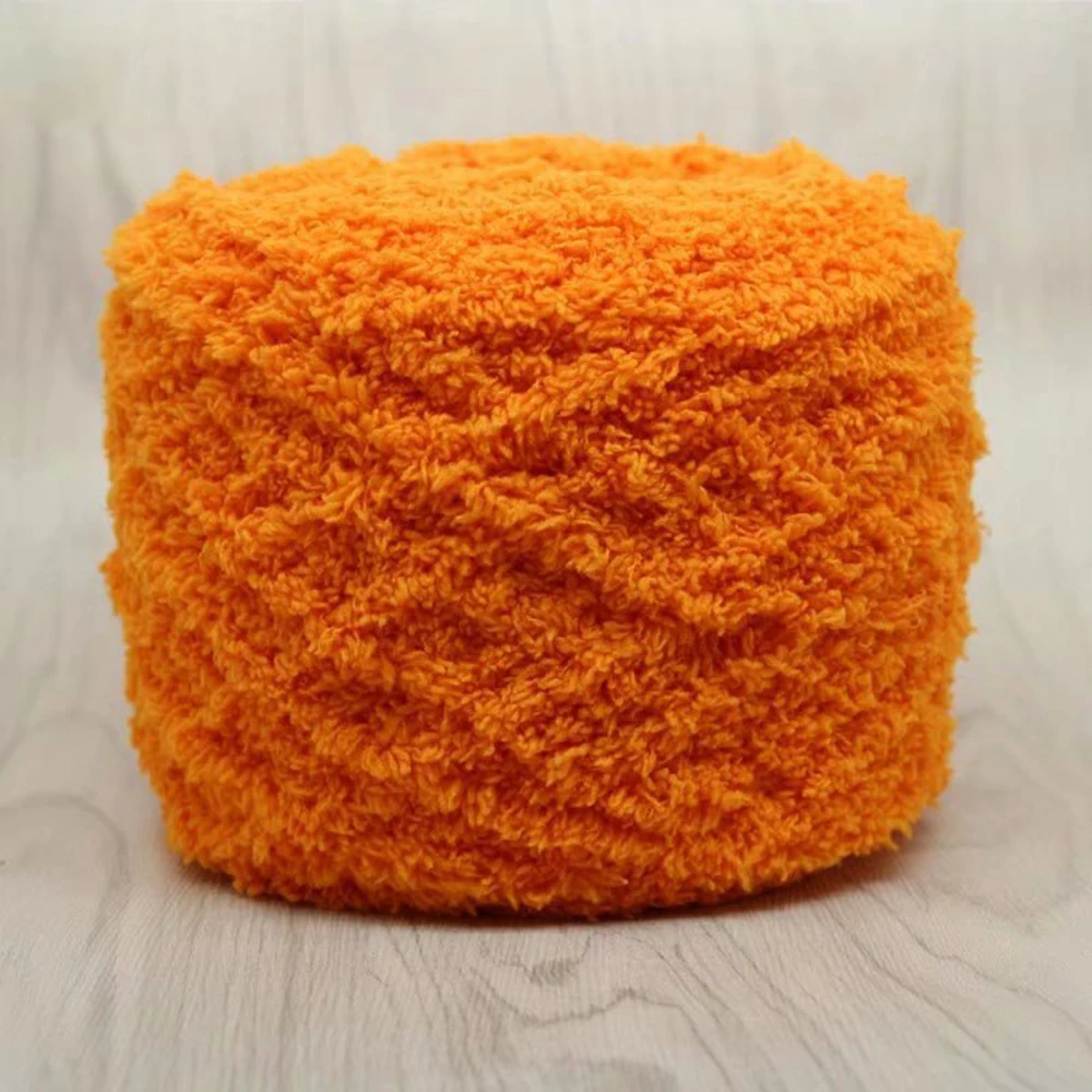 100 г теплая и мягкая натуральная ручная тканая шерсть 3PLY коралловый кашемир Плюшевые Пушистые пряжа тканевая лента шерсть вязанные принадлежности - Цвет: 16