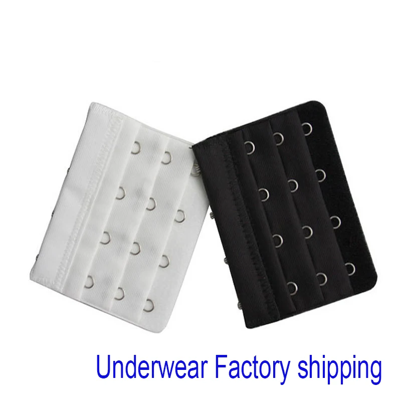 Женский бюстгальтер с 3 рядами и 4 крючками, эластичный регулируемый удлиненный бюстгальтер на кнопках, аксессуары для нижнего белья