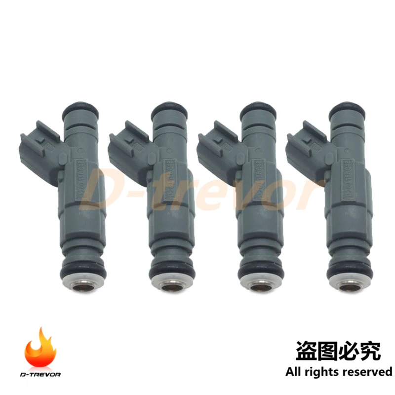

4Pcs 0280156048 Fuel Injector for 1999-2004 Jeep Stroker 27LBS
