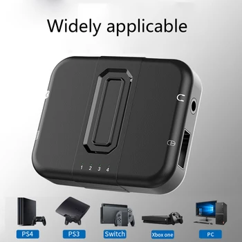 

Portable Keyboard Mouse Mouse Mice Conversion Receiver For XBOXONE/PS4/Switch Host Plug Play Receiver Adapter Converter Device