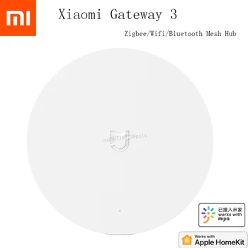 

Newest Xiaomi Multimode Smart Home Gateway ZigBee WIFI Bluetooth Mesh Hub Work With Mijia APP Apple Homekit Intelligent Home Hub