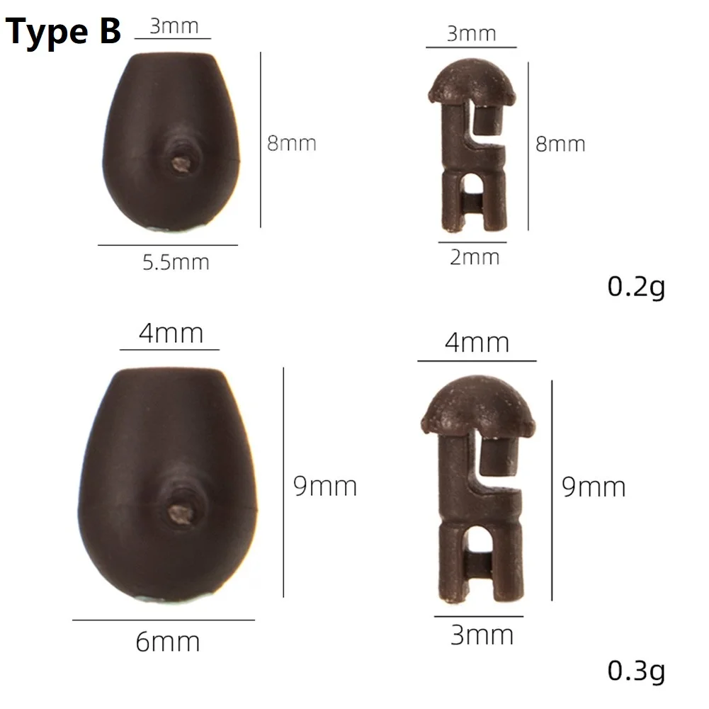Fishing Tools 20/50pcs Beads Quick Change Carp Terminal Tackle Feeder Connector Accessories